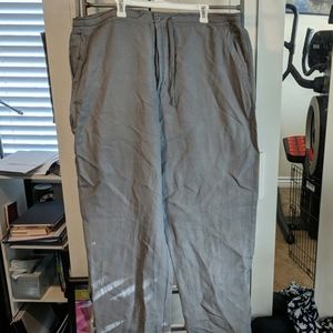 3XL draw string linen pants